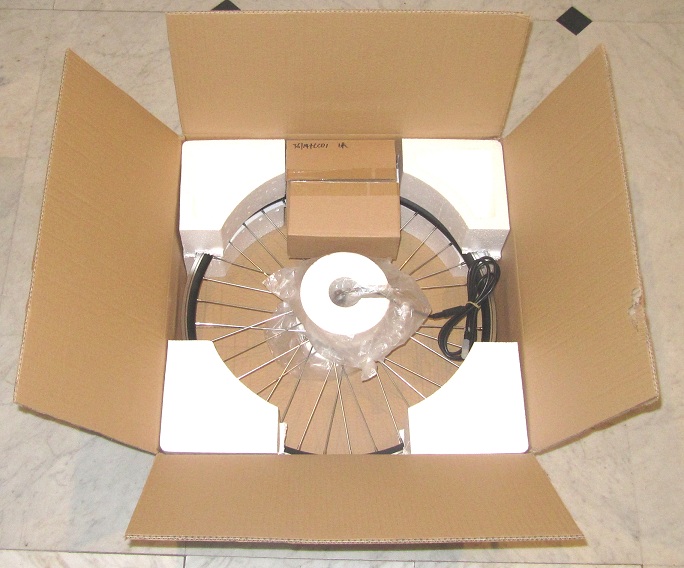 Emballage carton kit roue
